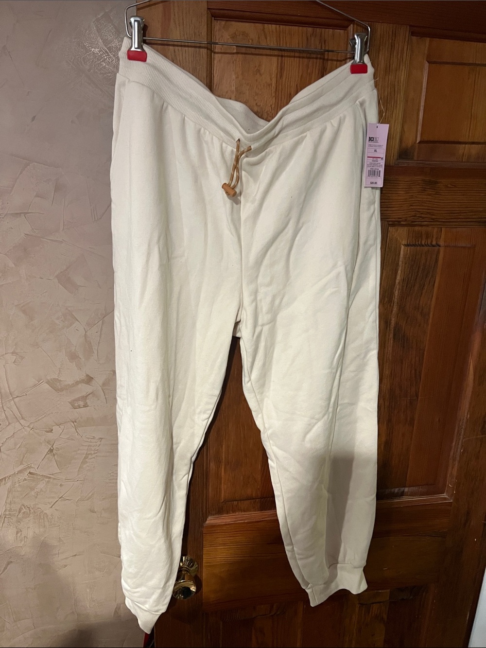 Target Cream XL Sweatpants with Drawstring